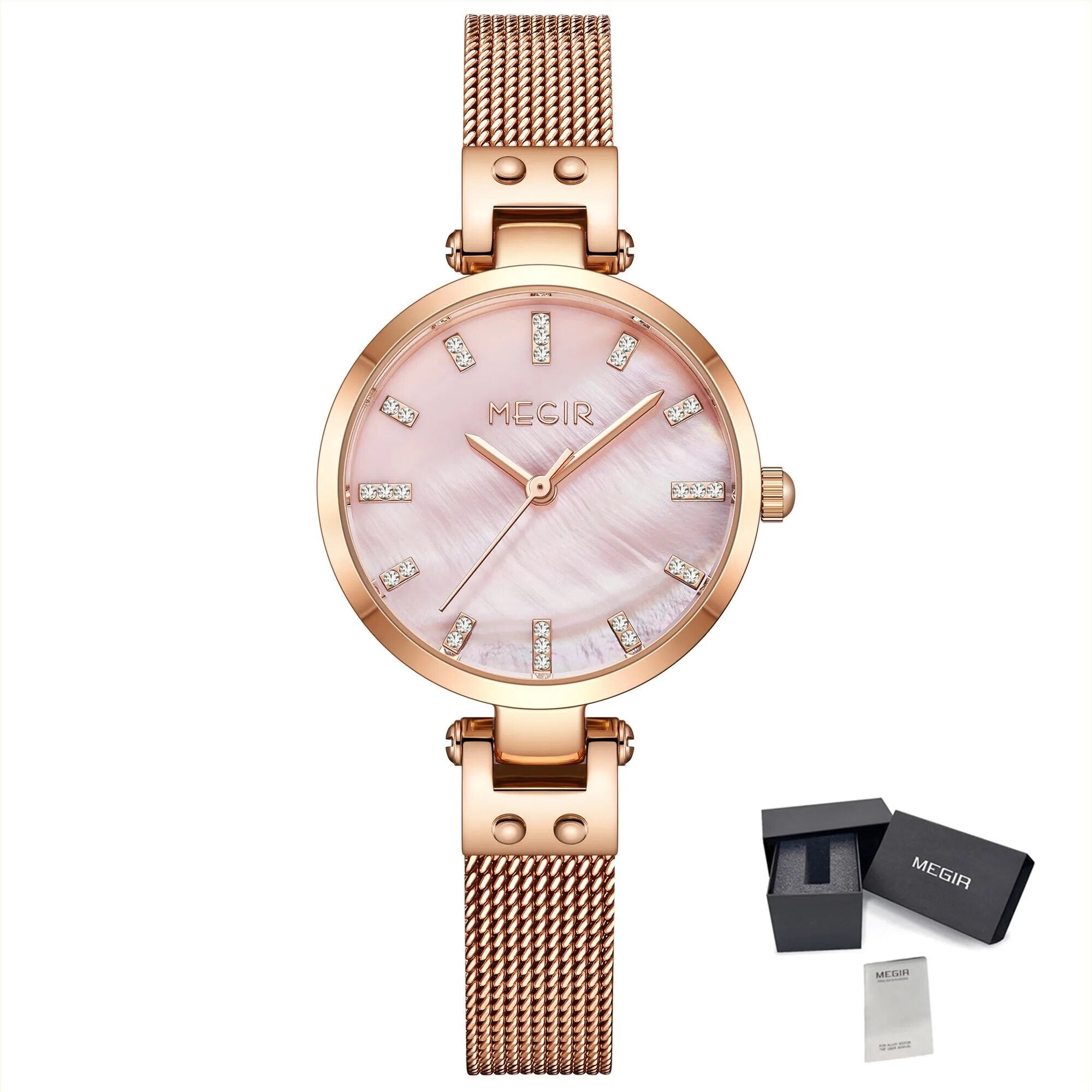 MEGIR Watches for Women Top Brand Fashion Ladies Wristwatch Waterproof Female Quartz Luxury Watch Montre Femme 7025-17
