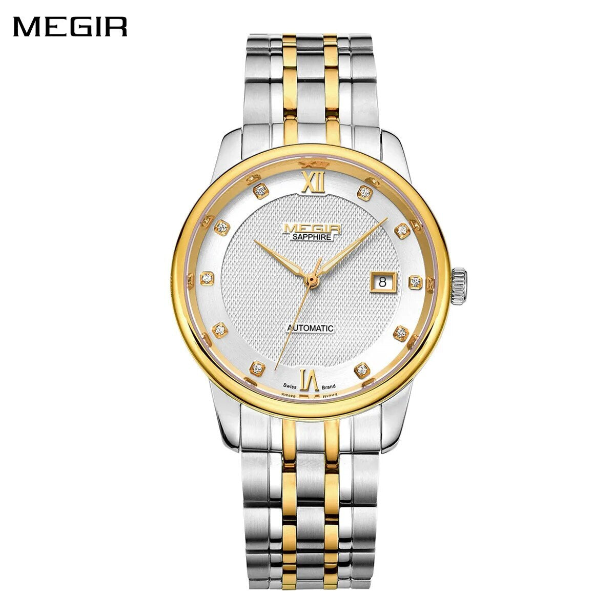 Men Watches Stainless Steel Bracelet Sapphire Automatic Mechanical Watch Luxury Business Wristwatches Clock Reloj Hombre 96002