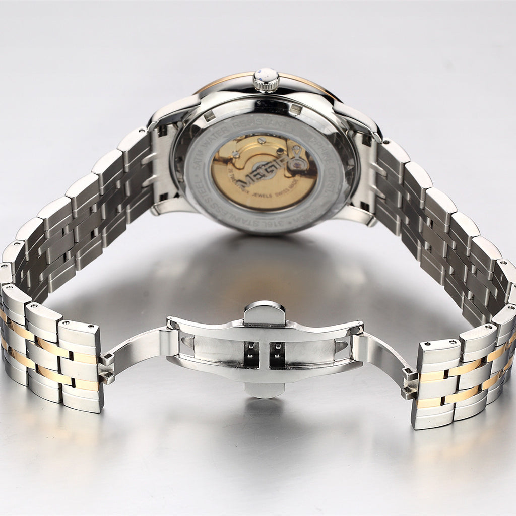 Men Watches Stainless Steel Bracelet Sapphire Automatic Mechanical Watch Luxury Business Wristwatches Clock Reloj Hombre 96002