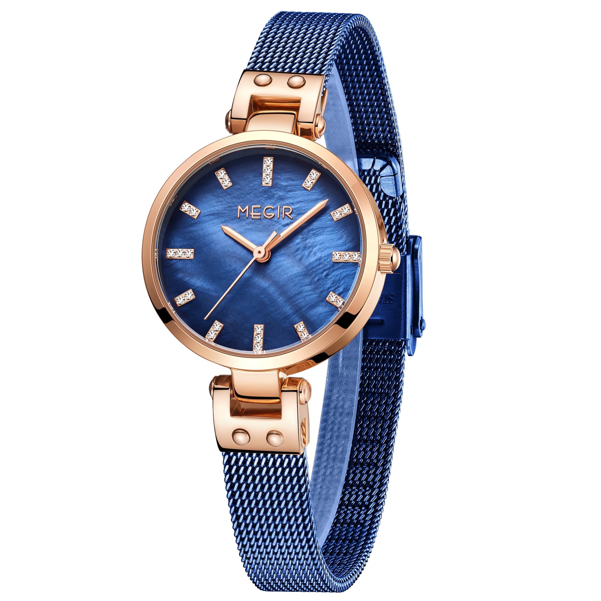 MEGIR Watches for Women Top Brand Fashion Ladies Wristwatch Waterproof Female Quartz Luxury Watch Montre Femme 7025-15