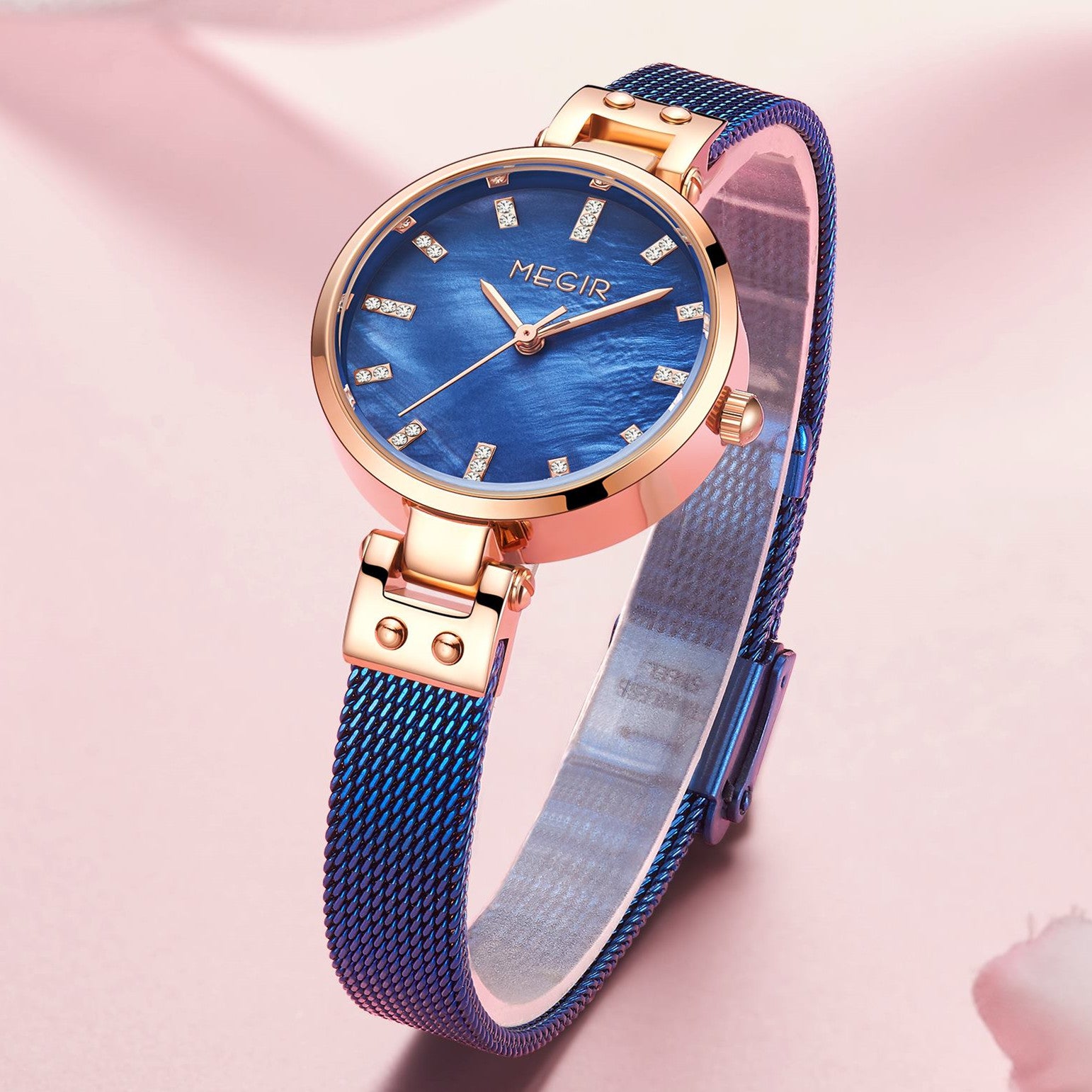 MEGIR Watches for Women Top Brand Fashion Ladies Wristwatch Waterproof Female Quartz Luxury Watch Montre Femme 7025-9