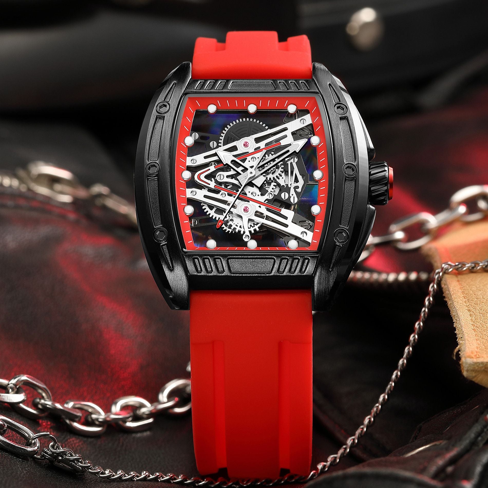 RUIMAS Fashion Military Quartz Watches Men Luxury Casual Sport Wrist Watches Waterproof Luminous Clock Large Dial Reloj Hombre 338-6