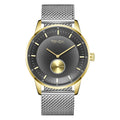Trnda Men's Gold Stainless Steel Watch, Gray Dial | Trnda-43g