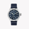 Waterbury ACE Pan Am S/E Automatic Blue Dial Blue Leather Strap Watch | TW2Y38800